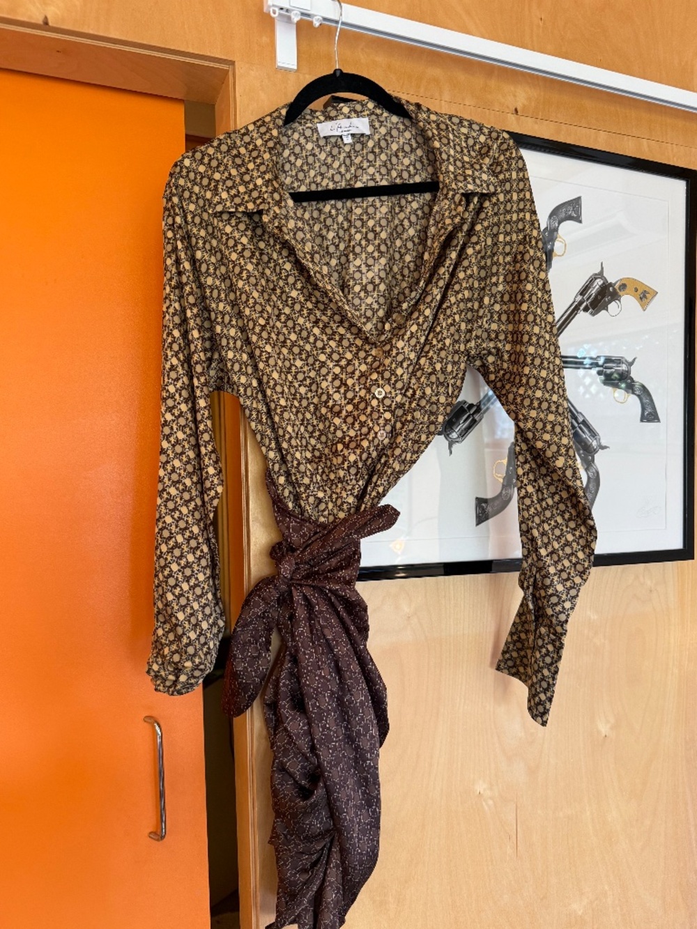 L'Academie Wrap Mini Dress - Picture 3 of 4